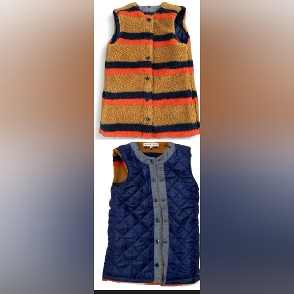 Madewell X KULE Reversable Sherpa Vest - Picture 2 of 7